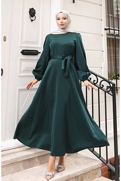 sachin and babi light blue dress Emerald Green Dress