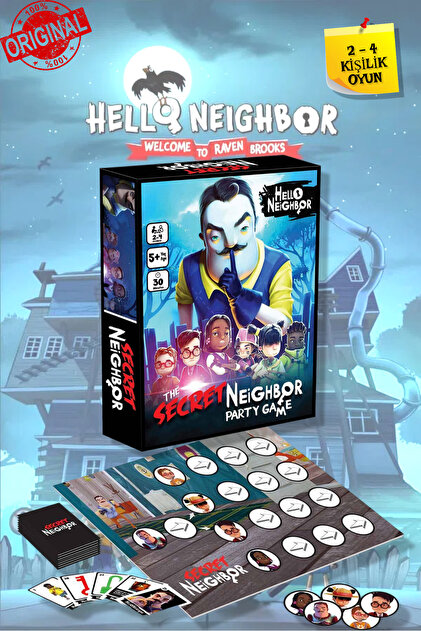 YILDIRIM OYUNCAK Hello Neighbor Kutu Oyunu - 5 Yaş + (2-4 Kişilik