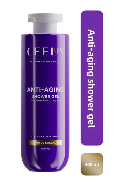 Anti-Aging Shower Care Gel with Collagen and D-Panthenol Extract 400 ml