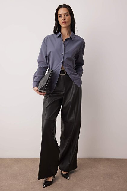 chinese dress ladies Loose-Fit Collared Button-Up Shirt CF506
