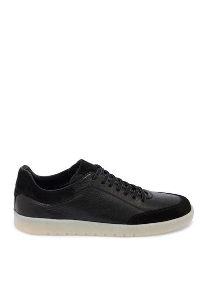 Siyah Hakiki Deri Erkek Sneaker - E24I1AY56687-A23