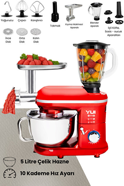 Yui M120 Multi-fonksiyonel Stand Mikser 1300 W - Fiyatı, Yorumları