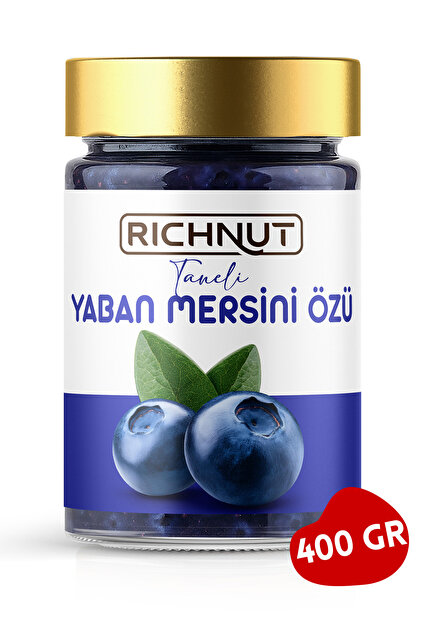 RİCHNUT Yaban Mersini Özü (Katkı, Koruyucu, Renklendirici İÇERMEZ