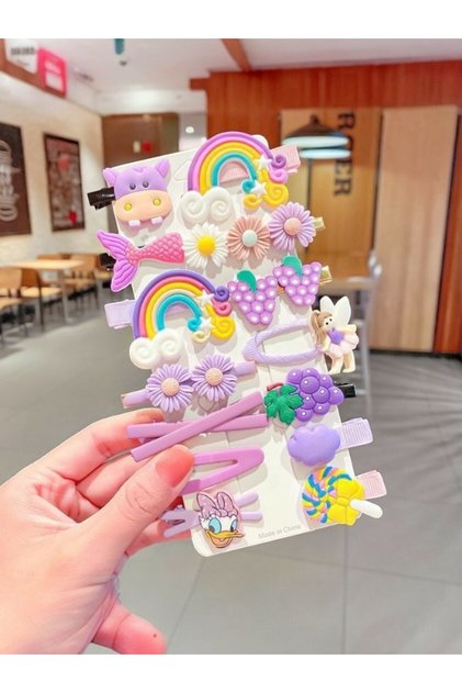Girl's Buckle Latch Buckle Set of 14