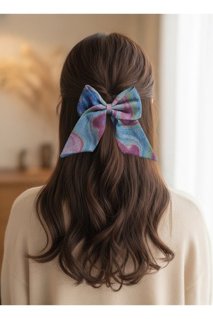 Blue Yellow Pink - Children's Teenager Clip Automatic Bow Buckle Gift