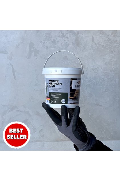 Stucco Di Perla, German Silk, 1L, Culoare Alb, Vopsea Decorativă,