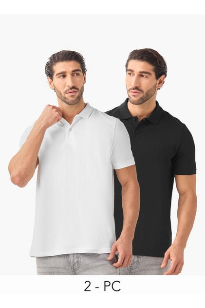 Set of 2 - Pique Polo T-shirt