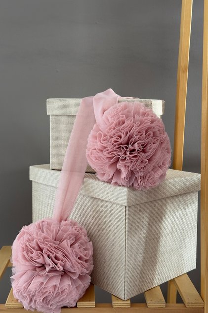 Accesoriu Pudra Ponpon Plasa de tantari