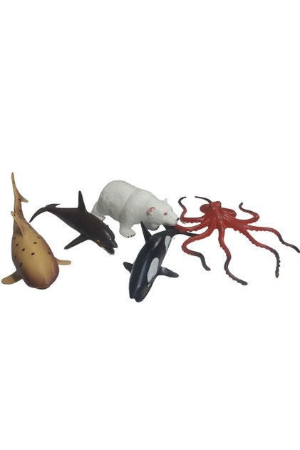 Set 4 Figurine Animale Marine, Toi - Jucării, +3 ani