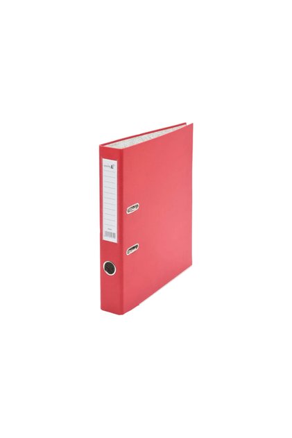 Dosar A4 din PP plastifiant, 5 cm/7.5 cm, diverse culori, 7.5 cm roșu