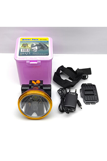 SİLVER TOSS Uzun Mesafeli Kafa Lambası Şarjlı 30 Watt St-630l