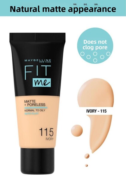 Maybelline, Fit Me Matte + Poreless, Течен матов ...