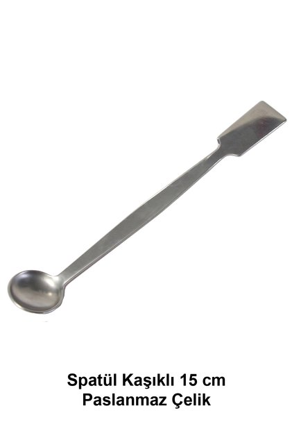 Spatül Kaşıklı 15 cm Paslanmaz Çelik