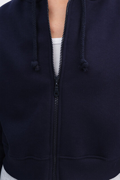 Addax Şardonlu Fermuarlı Sweatshirt H3717-S12 - Fiyatı, Yorumları