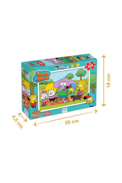 CA Games Z-Takımı Lisanslı 100 Parça 34x24cm Çocuk Puzzle Yapboz
