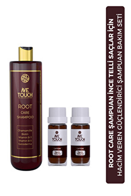 AVE TOUCH Kuru Ve Yıpranmış Saçlar Için Onarıcı Bakım Seti