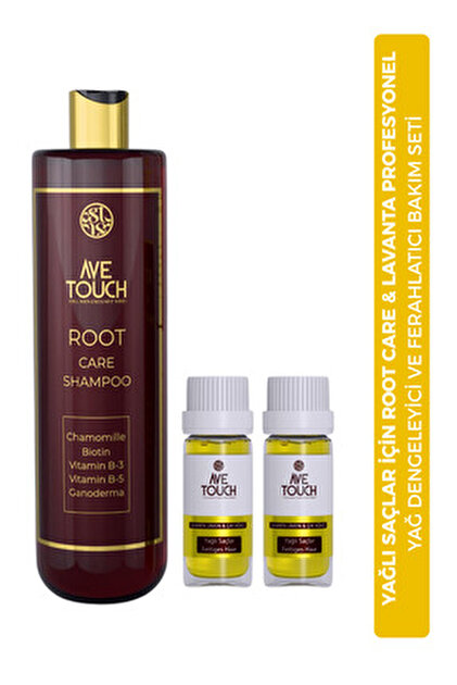 AVE TOUCH Root Care Şampuan + Ave Touch Dağ Çileği& Çinko / Kepek