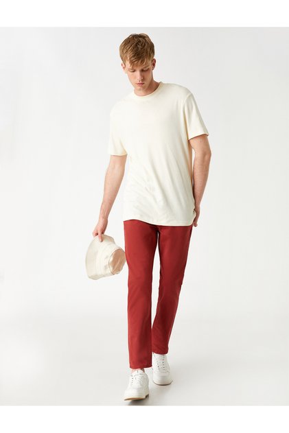 Straight Cut Basic Trousers