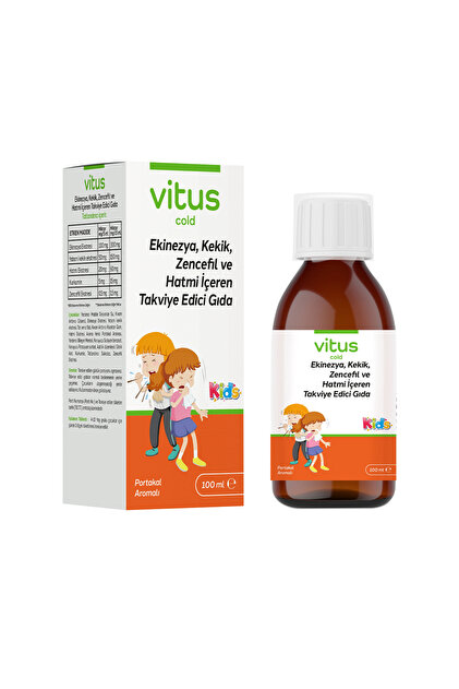 Vitus Pharma Cold Kids Çocuklar İçin Bitkisel Bağışıklık Şurubu
