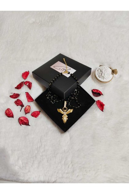 Zircon Stone Kul Model Black Brass Gold Color