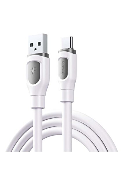 RC-C113 кабел за бързо зареждане, 3A, USB-A към USB-C, 1 метър, бял