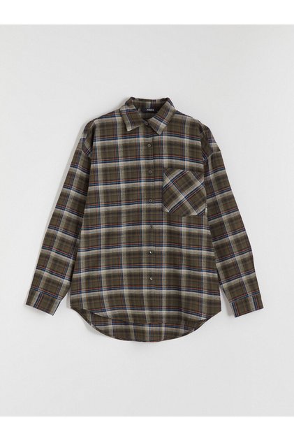 Peak New Season Plaid Oversized Women's Lumberjack Shirt