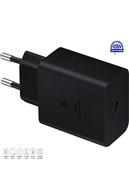 AURIS TECH Samsung Galaxy A36 5g Uyumlu 45 W Type C Şarz Adaptörü