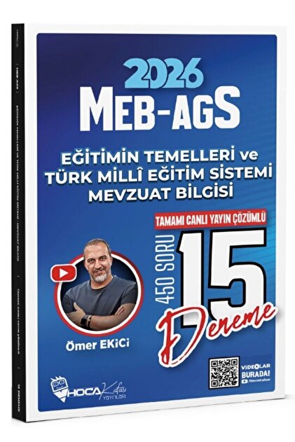 hoca kafası yayınları Hoca Kafası 2026 MEB-AGS Eğitimin Temelleri