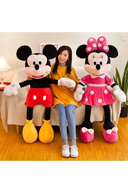 Brother Toys 100 Cm. Dev Boy Mickey Minnie Mouse Peluş Oyuncak