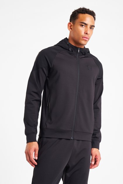 Men's Zippered Hooded Sweatshirt 25N-1117