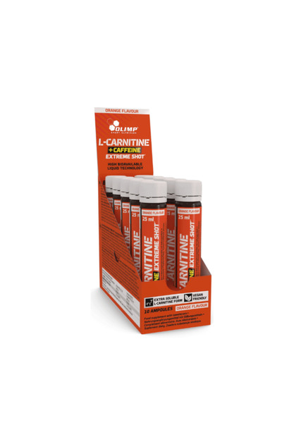 L-Carnitine + Caffeine Extreme Shot – 10 x 25 ml