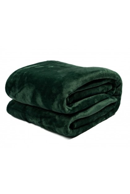 Pătură Cocolino 200x230cm, Verde, Textură Plușată, Design Modern