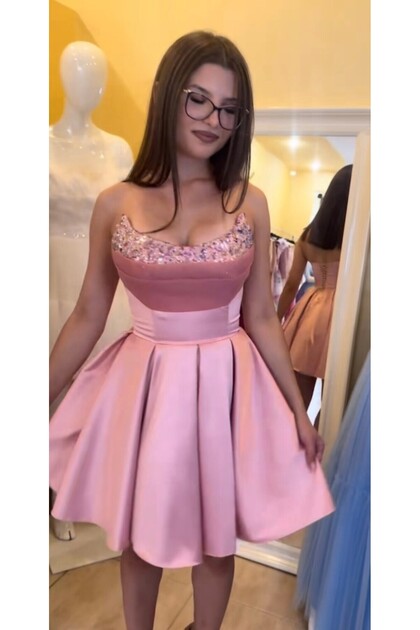 Pink Short Dress