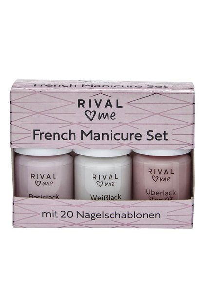 French Oje Manikür Seti + 20 Şablon 12 ml