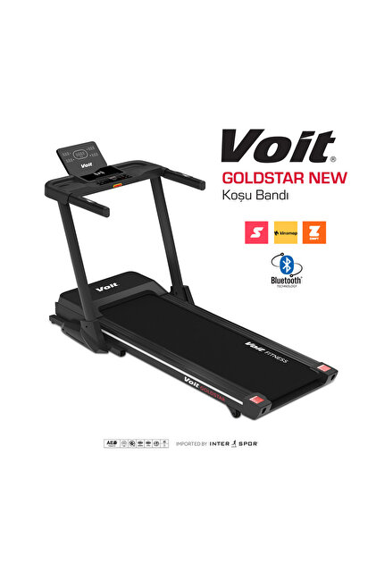 Goldstar New Koşu Bandı Otomatik Eğimli 3 HP DC Motorlu Katlanabilir Bluetooth App