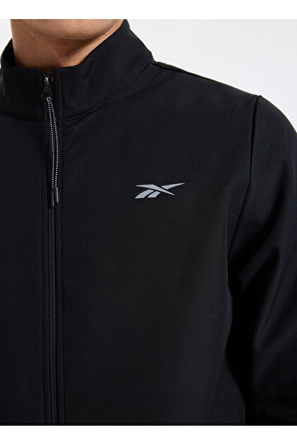Reebok CN 10900 BAST SOFTSHELL Siyah Regular Fit Düz Erkek Zip