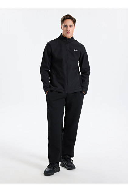 Reebok CN 10900 BAST SOFTSHELL Siyah Regular Fit Düz Erkek Zip