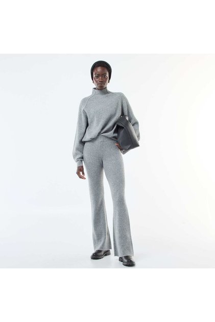 Soft Ribbed Leggings GREY