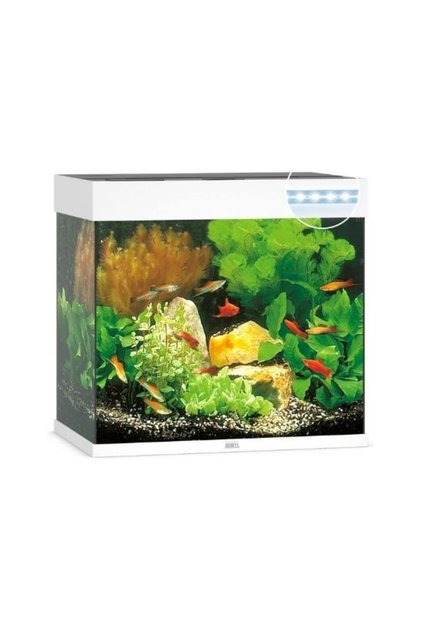 Lido 120 LED Glass Aquarium With Heater & Filter - White