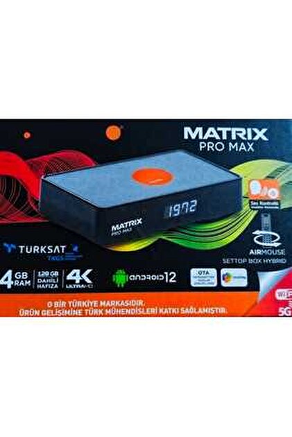 EverBox RT-X3 4K Android 14.0 TV Box 4+64GB Realtek RTD1325 Yapay