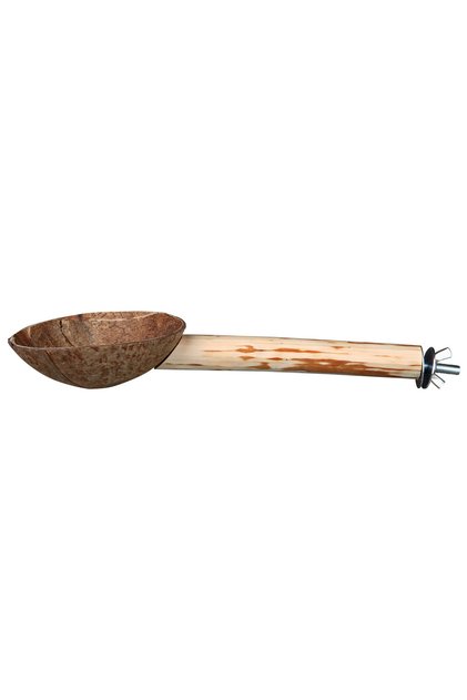 Biban pentru colivie, cu hrănitor, 25 cm/18 mm, 58747