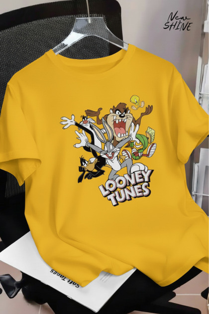 Looney Tunes Baskılı Oversize T-shirt