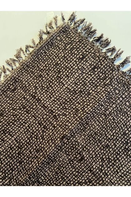 Straw Pattern Cheesecloth Writing