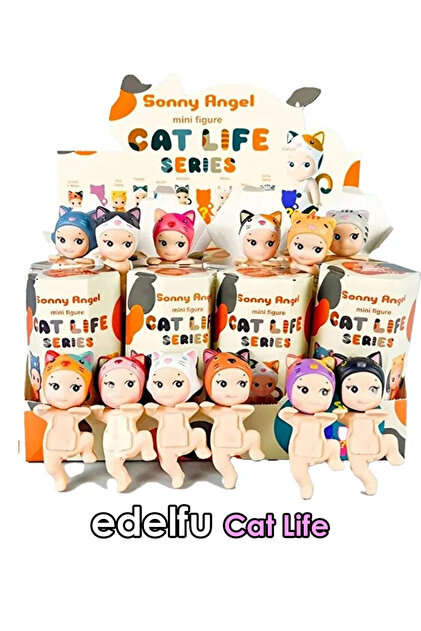 EDELFU Sonny Angel Cat Life Series Mini Figure Series Adhesive 1