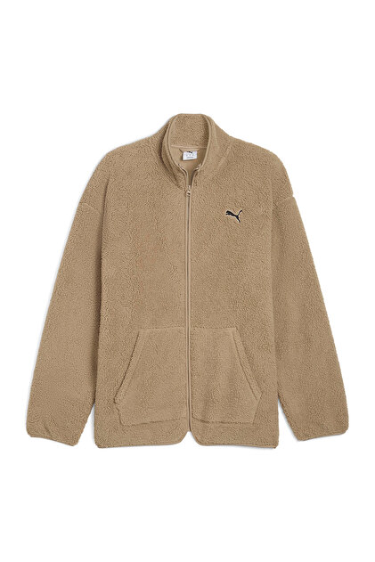 Puma Ess Elevated Sherpa Full-Zip Erkek Kahverengi Günlük Stil Puma Ess Elevated Sherpa Full-Zip Erkek Kahverengi Günlük Stil