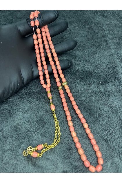 99' High-End Original Tunisian Sea Coral Natural Prayer Beads