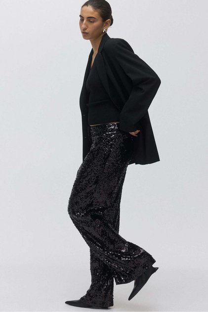 Sequined trousers