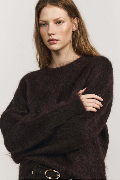 Mohair-blend jumper