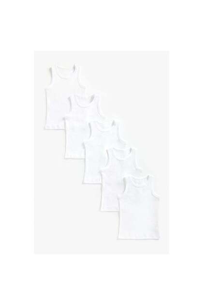 White Vests - 5 Pack