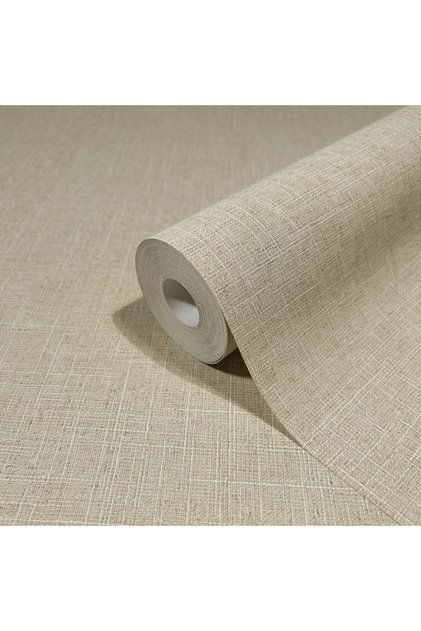 Tapet imitatie textil, uni, 33392 Travertino